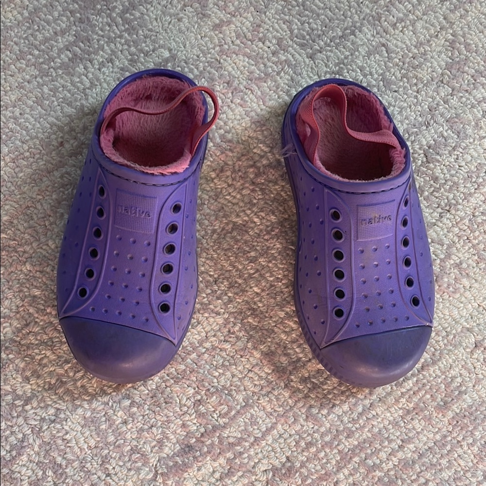 Native Purple Slip on Shoes